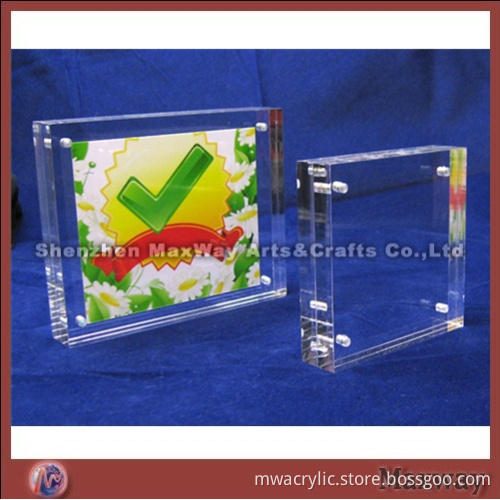 Square High Grade Freestanding Perspex Photo Frames